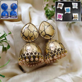 Jhumka Earrings – Traditional Indian Dangle Design | Glimmerly