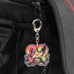 Acrylic Cartoon Character Keychain – Durable Metal Clip & Stylish Design