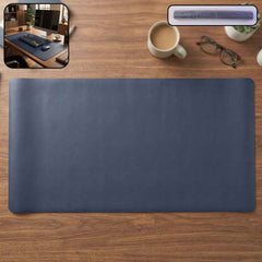Premium Leather Finish Large Desk Mat – Extended Anti-Slip Surface