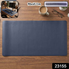 Premium Leather Finish Large Desk Mat – Extended Anti-Slip Surface