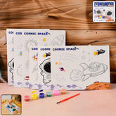 Kids Painting and Coloring Kit – Cosmic Space Theme for Creative Fun