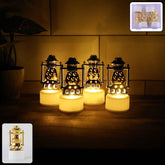 Flameless LED Tealights – Vintage Lantern Style (Set of 4)