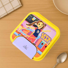 Kids Lunch Box Set – Compact with Spoon, Fork & Snack Container