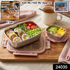 Kids Stainless Steel Lunch Box Set Ð Leak-Proof & Durable