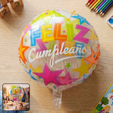 Colorful Feliz Cumplea–os Foil Balloon Ð Bright Birthday Decoration
