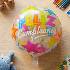 Colorful Feliz Cumplea–os Foil Balloon Ð Bright Birthday Decoration