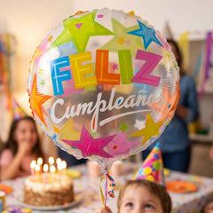Colorful Feliz Cumplea–os Foil Balloon Ð Bright Birthday Decoration