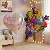 Feliz Dia Celebration Foil Balloon Ð Vibrant Party Decor