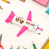 Airplane Pencil Box – LED Light & Sharpener | Deskrova