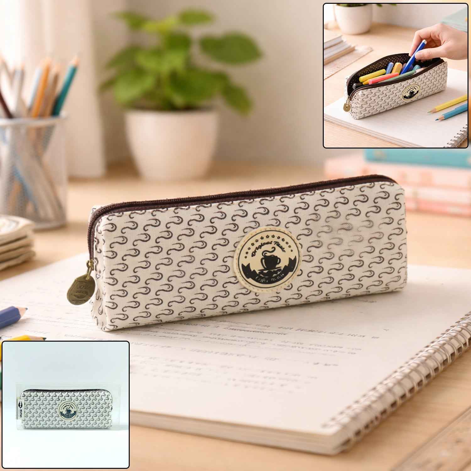 Multipurpose Zipper Pencil Pouch – Spacious & Durable Stationery Organizer
