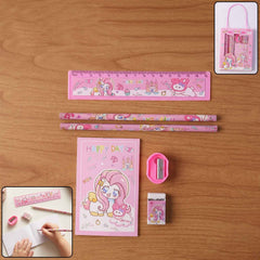 Cartoon Stationery Gift Set Ð Complete Kids School Supplies with Unicorn Design