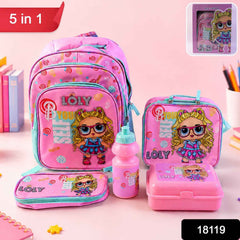 Kids School Bag Set – 5-in-1 Combo for School | Little Fashionistas