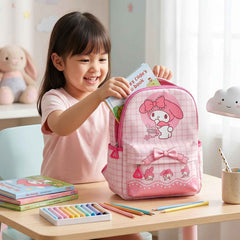 Kids Backpack Ð Adorable My Melody Design with Bow & Bunny