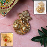 Lord Ganesha Kumkum Dish – Decorative Dual Compartment Pooya Accessory