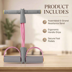Pull Rope Resistance Exerciser Ð Full Body Workout & Portable Fitness Tool