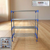 4-Layer Shoe Rack Organizer – Durable Stainless Steel Storage