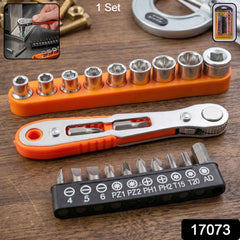 Mini Ratchet Wrench – Compact Versatile Socket Screwdriver Set
