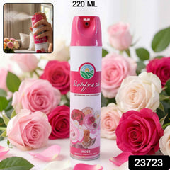 Rose Air Freshener Spray Ð Long Lasting Floral Scent in 220 ML