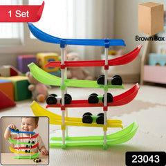 Kids Multi-Level Car Racing Track – Enhances Motor Skills & Fun
