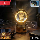 3D Religious Design Crystal Ball LED Night Lamp – Peaceful Decorative Light