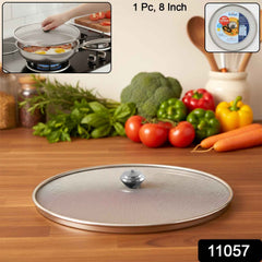 Food Net Cover Lid – 8 Inch Stainless Steel Splatter Guard