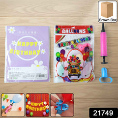 Happy Birthday Decoration Set – Complete Party Combo Kit