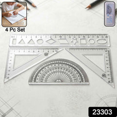Student Geometry Ruler Set Ð Accurate 20cm Drawing Tools