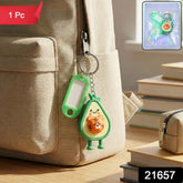 Cartoon Character Keychain – Decorative ID Tag Accessory