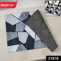 Geometric Anti Slip Door Floor Mat – Stylish & Water Absorbent
