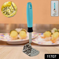 Stainless Steel Potato Masher – Ergonomic Heavy-Duty L-Handle