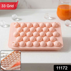 Plastic Ball Ice Cube Tray – Durable & Easy Release with Lid