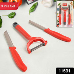 Kitchen Knife Set – Sharp 420 Stainless Steel Blades, Ergonomic Design