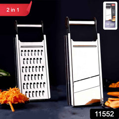 Stainless Steel Slicer – Sharp 2-in-1 Kitchen Cutter and Grater