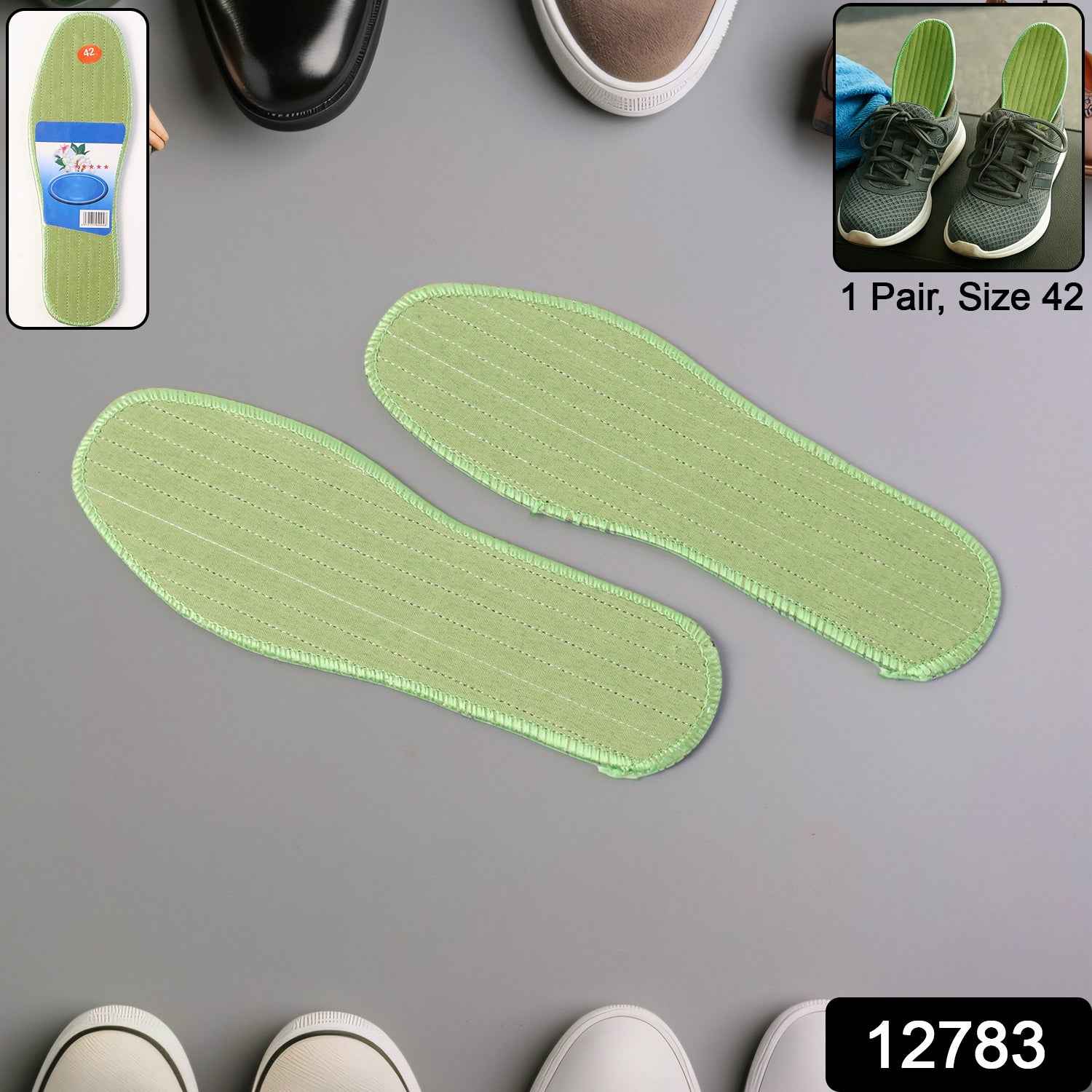 Comfort Shoe Insoles – Soft Cushioned Daily Foot Support Size 42