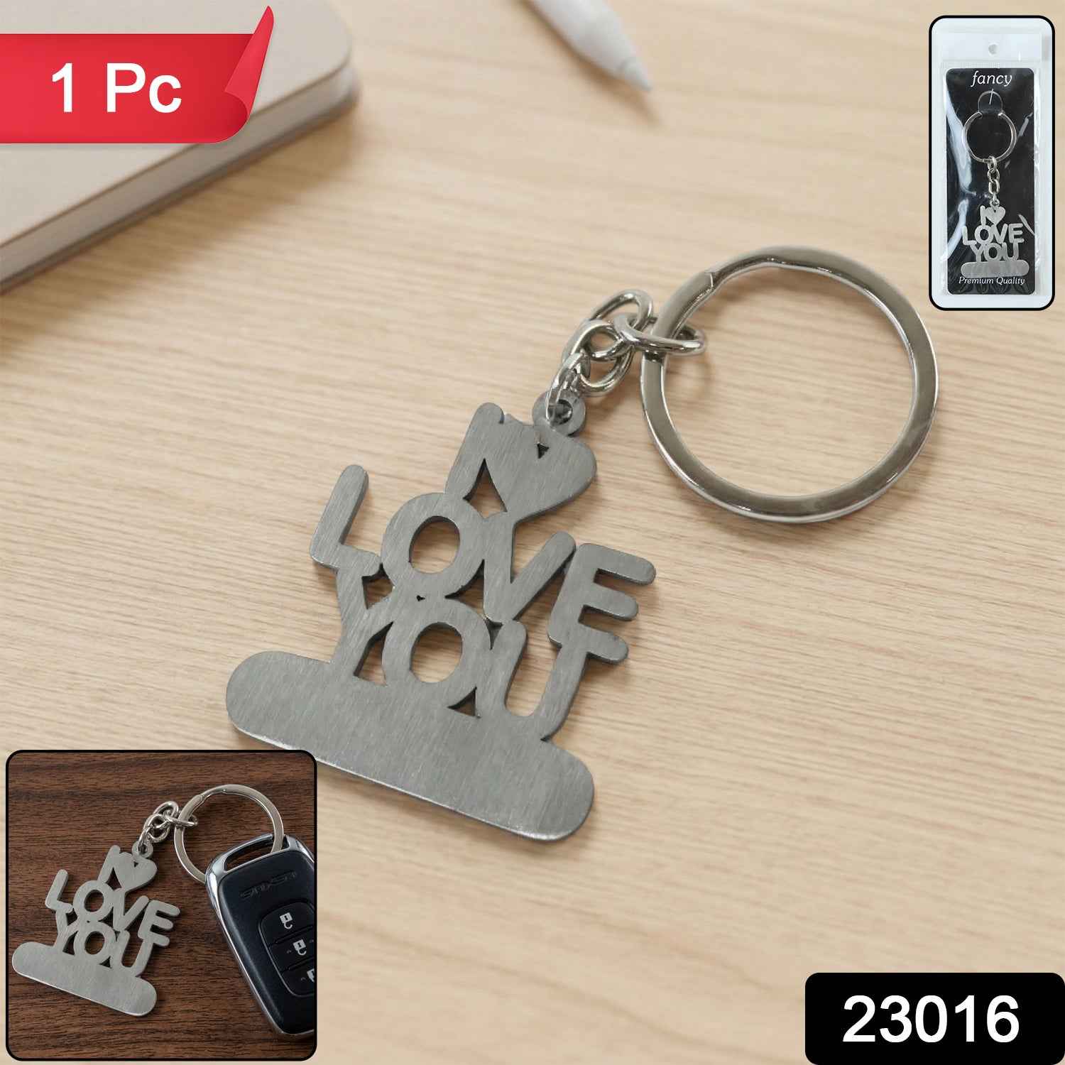 Love You Keychain – Romantic Gift for Couples & Daily Use