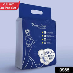 280mm Sanitary Pads – Extra Long, 40-Pack | Beautiful Basics