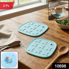 Heat-Resistant Cup Coaster & Hot Pot Pad Set – 2-Piece Durable Protection