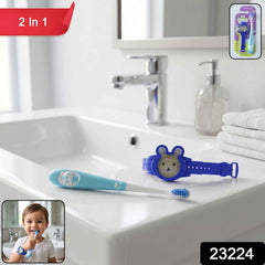 Kids Toothbrush with Cartoon Watch Toy Ð Fun & Effective Oral Care