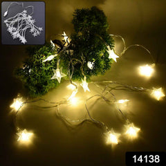 Star String Lights – USB Powered 20 LED Warm White Fairy Lights