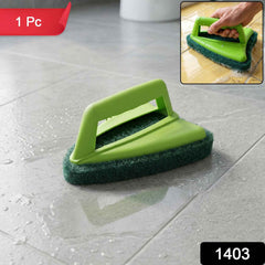 Bathroom Tile Scrubber – Abrasive Head & Handle | Pro Clean