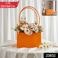 Flower packaging bag pack with waterproof material