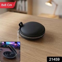 Earphone Carrying Case – Compact Hard Shell with Zipper Closure
