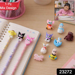 Cute Cartoon Pencil Topper Cap Ð Fun & Protective Stationery Accessory