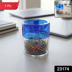 Magnetic Pin & Paper Clip Dispenser Ð Compact Desk Organizer for Office & Home