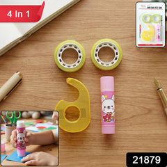 kids school stationery kit with compact design for easy carrying
