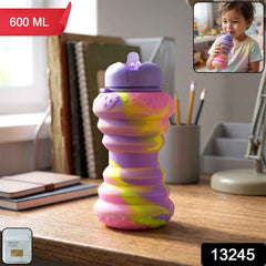 Foldable Silicone Sports Water Bottle Ð Compact & Leak-proof Design