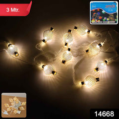 Metal Ball LED String Light – 3 Meter Warm Decorative Lighting