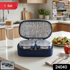 Stainless Steel Lunch Box Set Ð Leakproof & Insulated for Daily Use