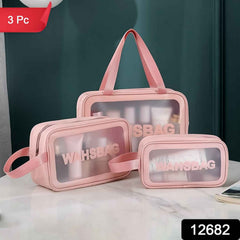 Cosmetic Pouch Set – Waterproof Travel Makeup Bags (Set of 3) | BeautyBare