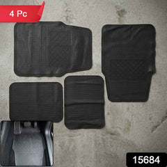 Heavy Duty Anti-Slip Rubber Car Foot Mat Set – Waterproof & Durable